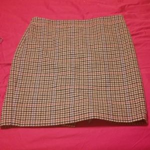 J. Crew Houndstooth skirt size 12